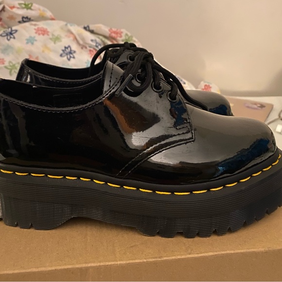 Patent Leather Platform Doc Martens - Picture 1 of 5